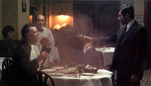 A scene from The Godfather