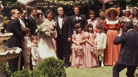A scene from The Godfather