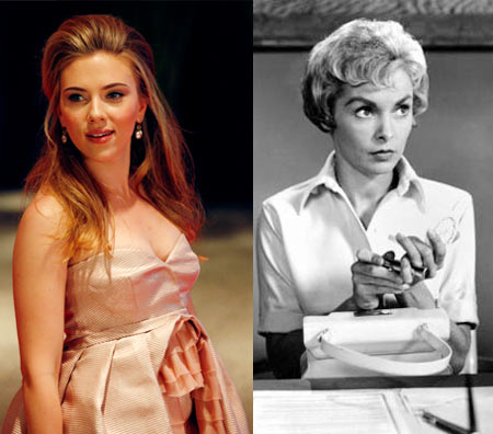 Scarlett Johansson, Janet Leigh in Psycho