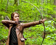 A scene from The Hunger Games