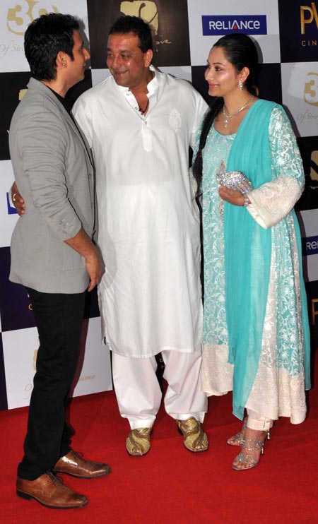 Sharman Joshi, Sanjay and Maanyata Dutt