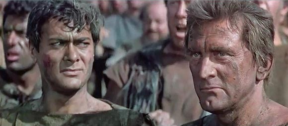 The scene from Spartacus