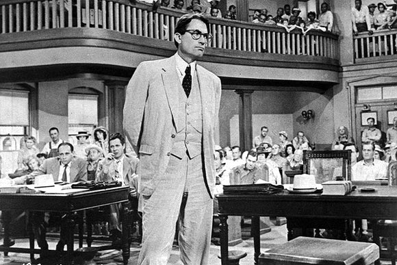 Gregory Peck in To Kill a Mockingbird