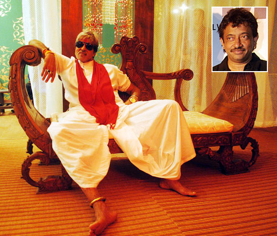 Amitabh Bachchan in Department. Inset: Ram Gopal Varma