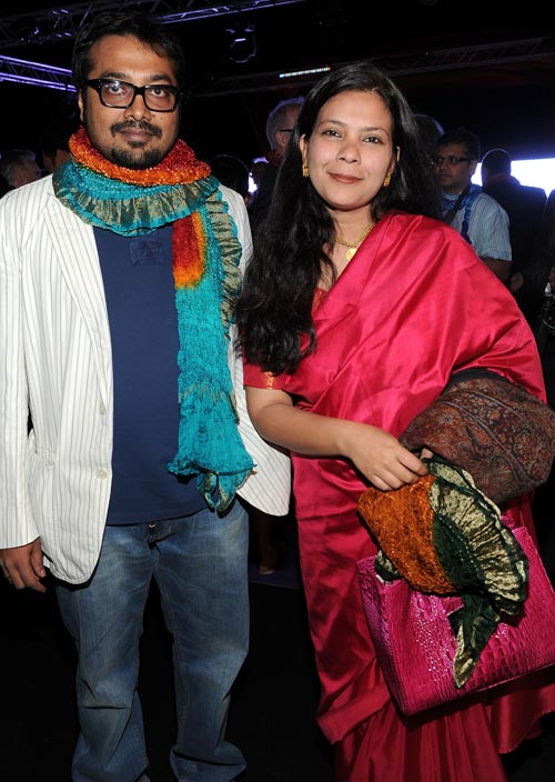 Anurag Kashyap and director Anusha Rizvi at the 64th Annual Cannes Film Festival