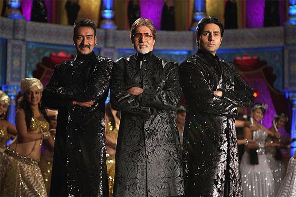 Ajay Devgn, Amitabh Bachchan and Abhishek Bachchan