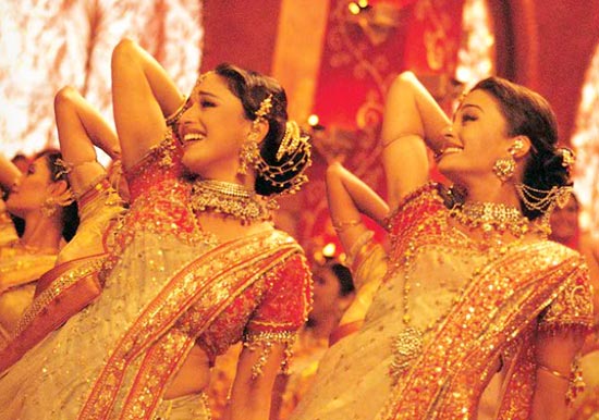 Madhuri Dixit and Aishwarya Rai Bachchan in Devdas