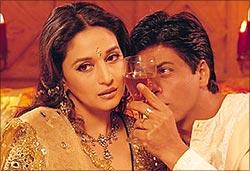 Madhuri Dixit and Shah Rukh Khan in Devdas