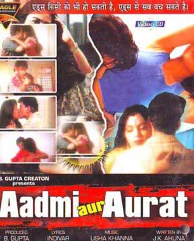 Movie poster of Aadmi Aur Aurat