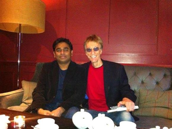 A R Rahman and Robin Gibb