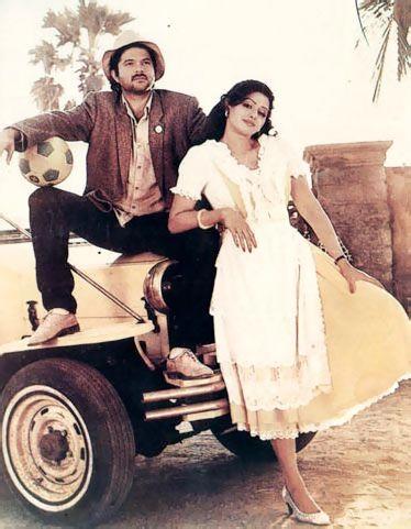 Anil Kapoor and Sridevi in Mr India