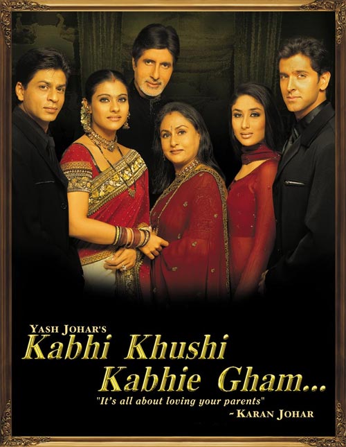 Movie poster of Kabhi Khushi Kabhie Gham