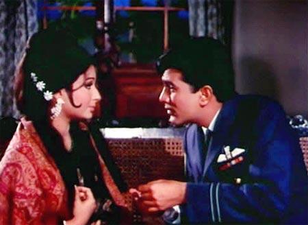 Sharmila Tagore and Rajesh Khanna in Aradhana