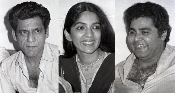 Om Puri, Neena Gupta and Satish Shah