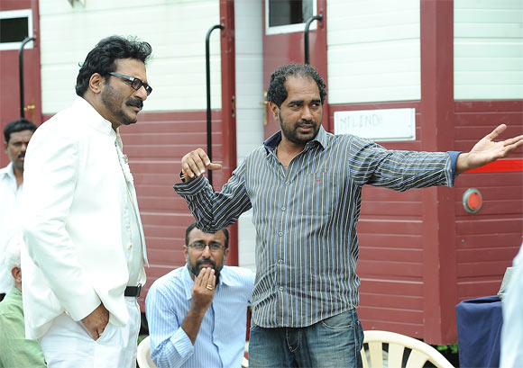 Milind Gunaji with director Krish