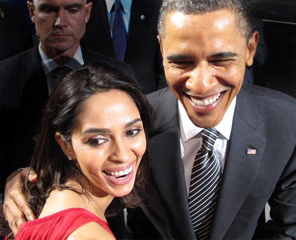 Mallika Sherawat and Barack Obama