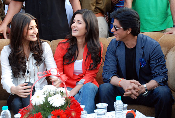 Anushka Sharma, Katrina Kaif, Shah Rukh Khan