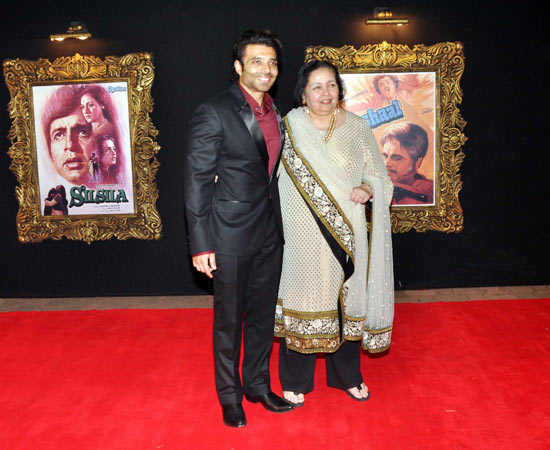 Uday Chopra with mother Pamela Chopra
