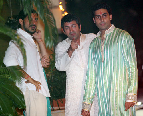 Farhan Akhtar, Kunal Kohli and Abhishek Bachchan