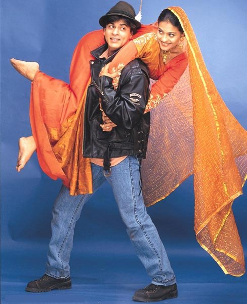 Shah Rukh Khan and Kajol in Dilwale Dulhania Le Jayenge