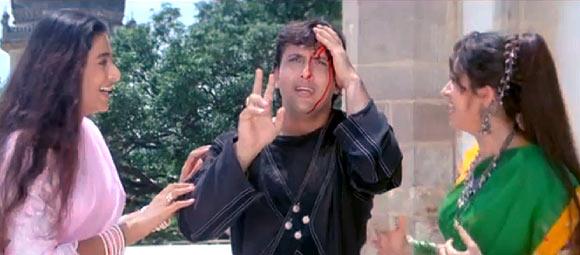 Tabu, Govinda and Karisma Kapoor in Saajan Chale Sasural