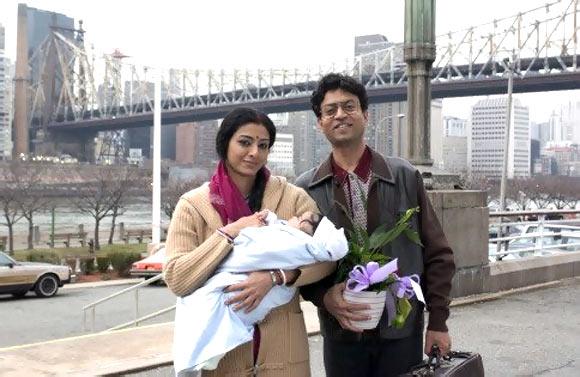 Tabu and Irrfan in The Namesake