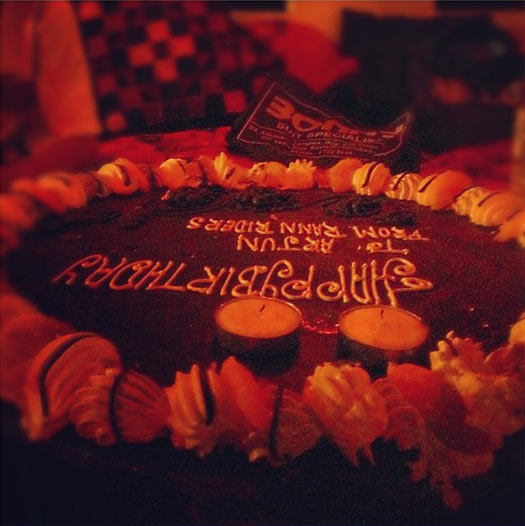 Arjun Rampal's birthday cake