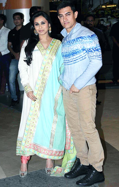 Rani Mukerji and Aamir Khan