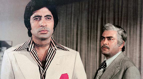 Amitabh Bachchan and Sanjeev Kumar in Trishul