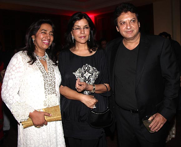 Anu and Shahi Ranjan with Zeenat Aman