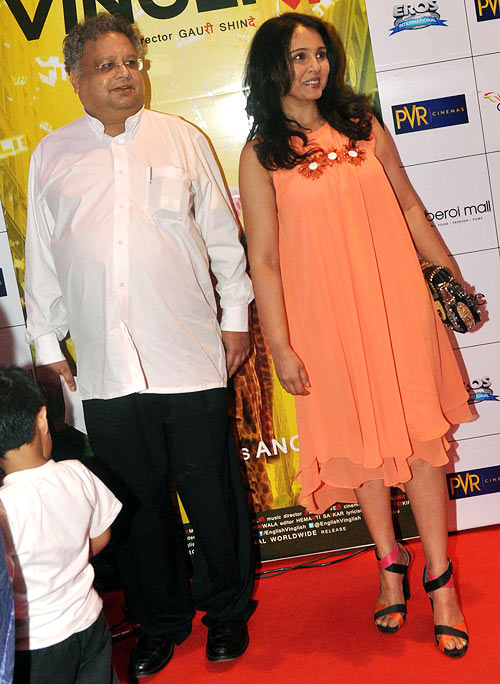 Rakesh Jhunjhunwala and Suchitra Krishnamurthy