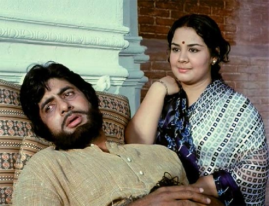 Amitabh Bachchan and Farida Jalal in Aalap