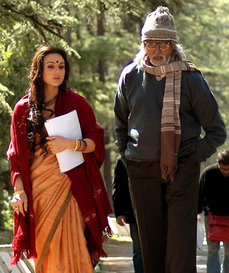 Preity Zinta and Amitabh Bachchan in The Last Lear