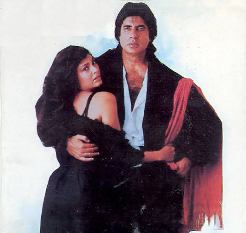 Kimi Katkar and Amitabh Bachchan in Hum
