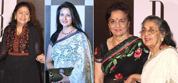 Aruna Irani, Poonam Dhillon, Asha Parekh and Shammi