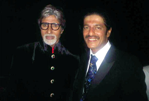 Amitabh Bachchan and Chunkey Panday