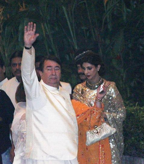 Randhirt Kapoor and Shweta Bachchan