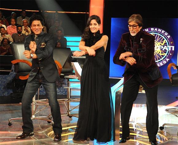 Shah Rukh Khan, Katrina Kaif and Amitabh Bachchan