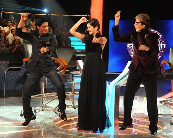 Shah Rukh Khan, Katrina Kaif and Amitabh Bachchan