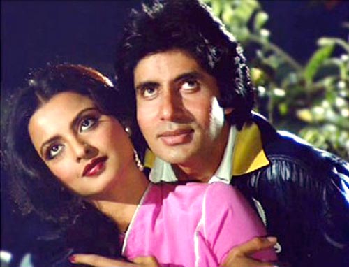 Rekha and Amitabh Bachchan in Silsila