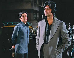 Shashi Kapoor and Amitabh Bachchan in Deewar