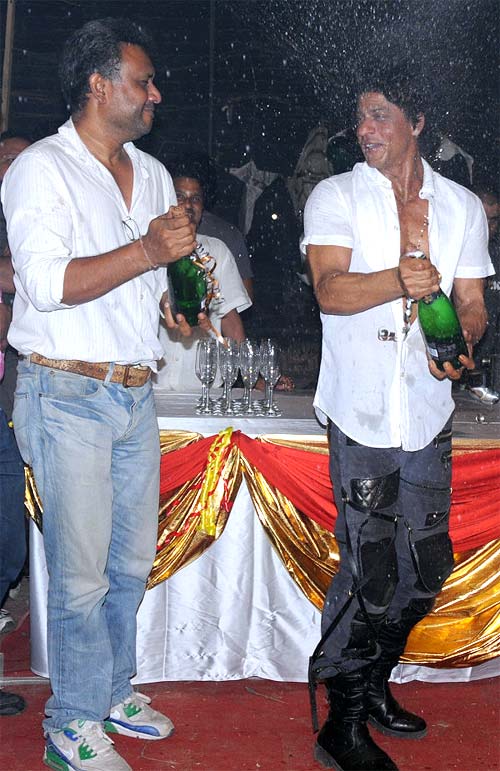 Anubhav Sinha and Shah Rukh Khan