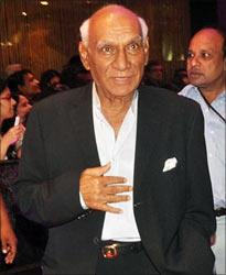 Yash Chopra at the English Vinglish premiere