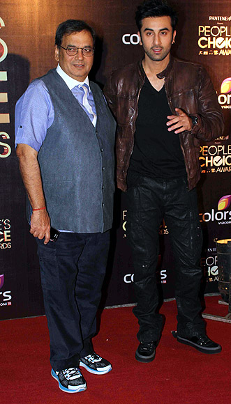Subhash Ghai and Ranbir Kapoor