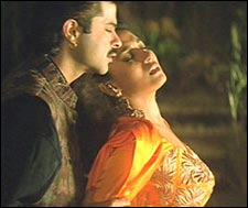 Anil Kapoor and Madhuri Dixit in the Dhak Dhak song