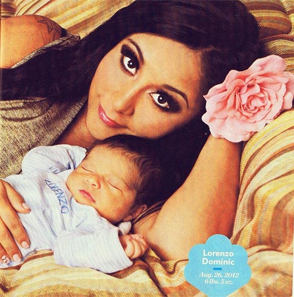 Snooki with her son Lorenzo