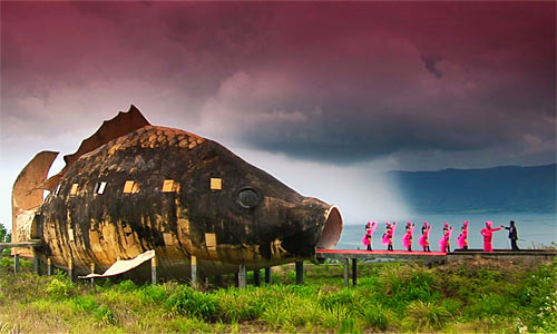 A scene from The Act of Killing