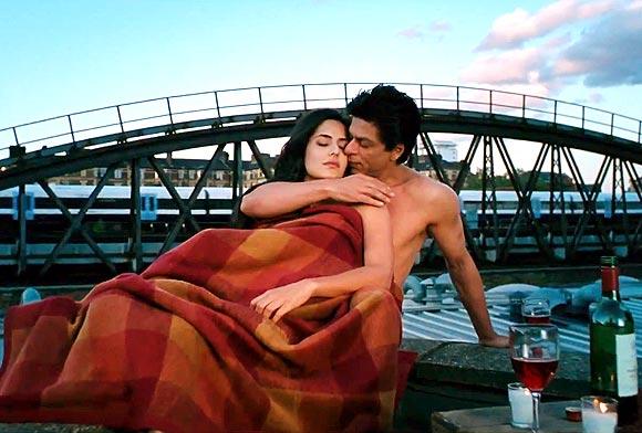 Katrina Kaif and Shah Rukh Khan in Jab Tak Hai Jaan