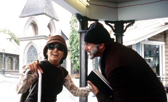Rani Mukerji and Amitabh Bachchan in Black