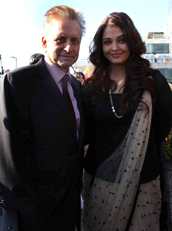 Michael Douglas and Aishwarya Rai Bachchan